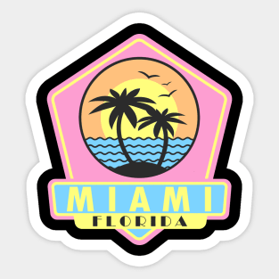 MIAMI VIBES Sticker